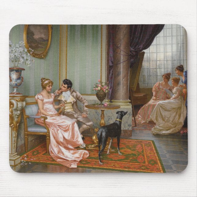 Regency-Gemälde-Mauspad Mousepad (Vorne)