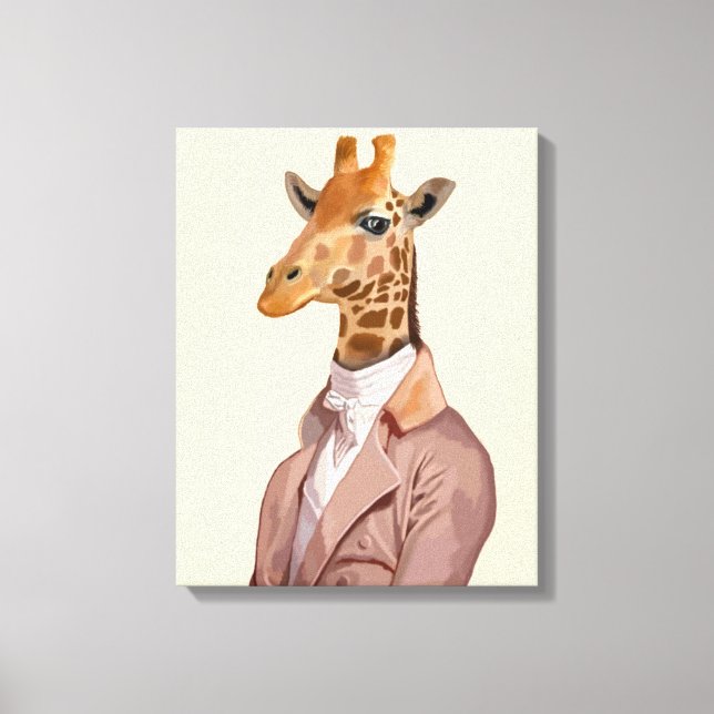 Regency Giraffe Leinwanddruck (Vorderseite)