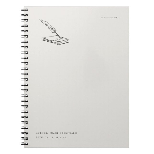 Regency Inspired Epistolary Journals Dark Academia Notizblock (Vorderseite)