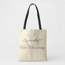 Regency-inspirierter, witziger minimalistischer To Tasche