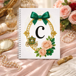 Regency Letter C Monogram Journal Notizbuch