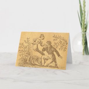 Regency Romance Card Feiertagskarte