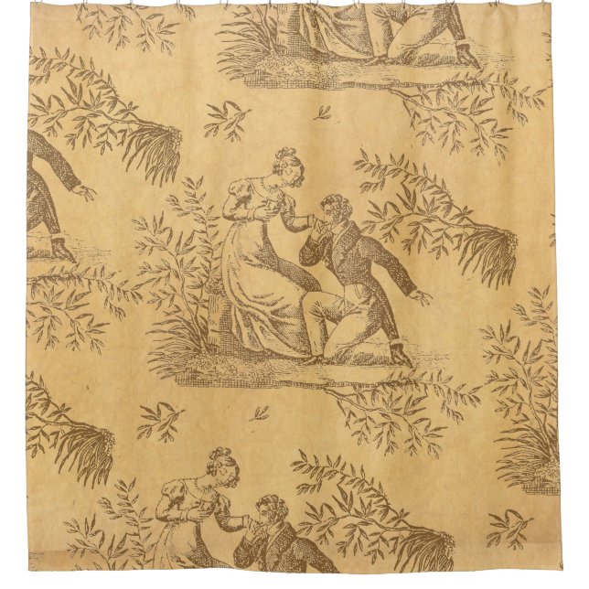 Regency-Romanze Duschvorhang (Vorderseite)