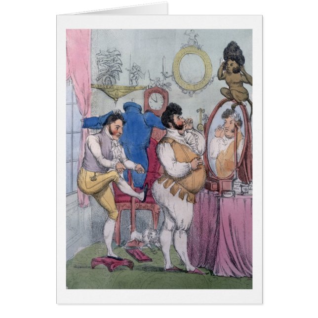 Regency un mode de La, 1812 (gravure à l'eau-forte (Devant)