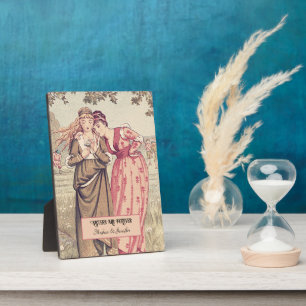 Regency Viktorianisch Sisters Personalisiert Besti Fotoplatte