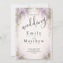 Regency Wisteria Einladung