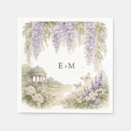 Regency-Wisteria-Hochzeit Serviette