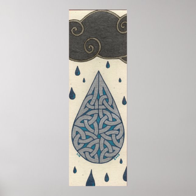 Regendruck Poster (Vorne)