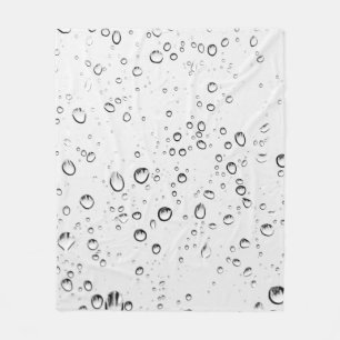 Regenfälle Regen nasse Tropfen Fleecedecke