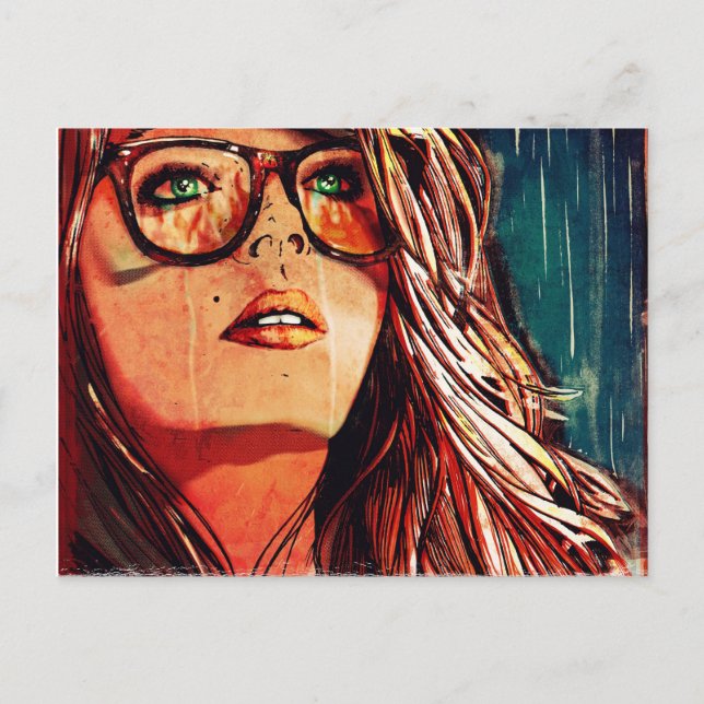 Regenfeuer Postkarte (Vorderseite)