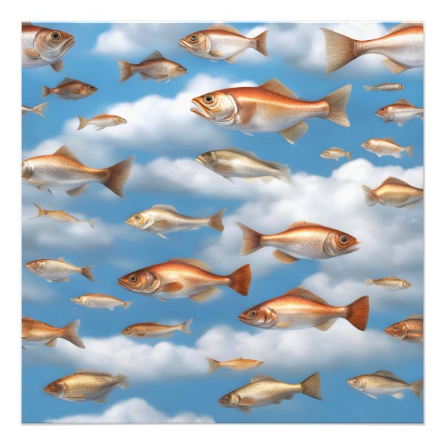 Regenfisch Fotodruck (Vorne)