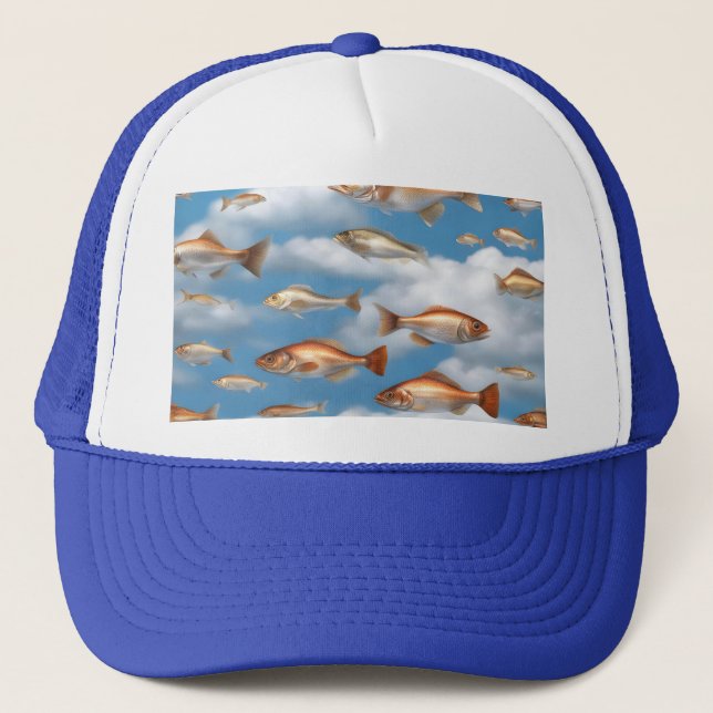 Regenfisch Truckerkappe (Vorderseite)