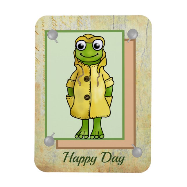 Regenfrosch Magnet (Vertikal)