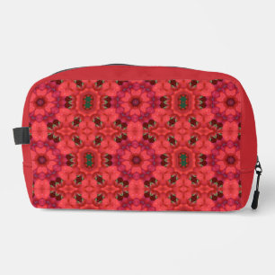 Regengetüschter Scharlachroter Kaleidoskop-Kulturb Waschbeutel
