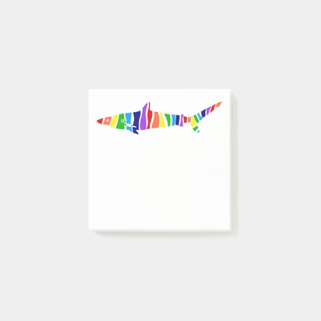 Regenhai Post-it Klebezettel (Vorderseite)