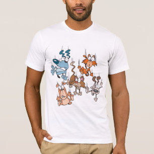 Regenkatzen und Hunde Lustige Haustiere Sturm T-Shirt