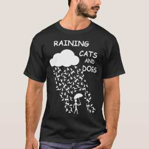 Regenkatzen und Hunde T-Shirt