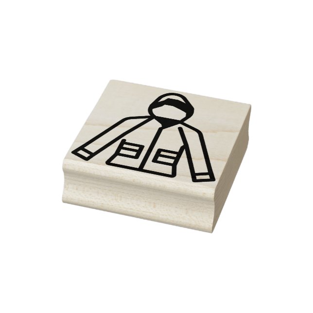 Regenmantel Gummistempel (Stempel)