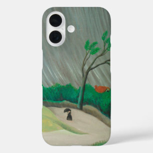 Regenmorgen Henri Rousseau, Vintage Fine Art iPhone 16 Hülle