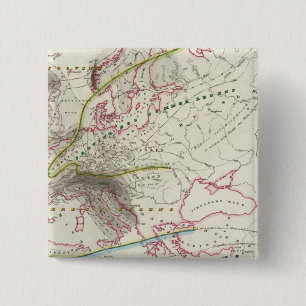 Regenmuster in Europa Button