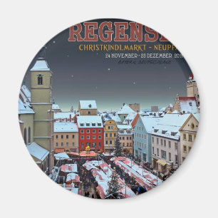 Regensburg Christkindlmarkt auf dem Neupfarrplatz Magnet