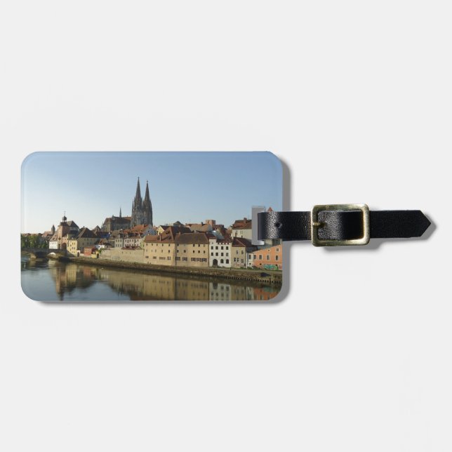 Regensburg, Deutschland Gepäckanhänger (Vorderseite horizontal)