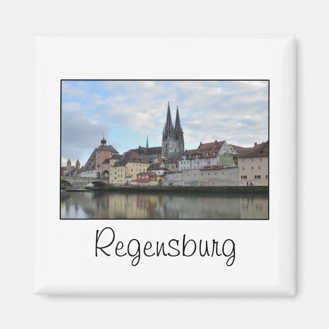 Regensburg, Deutschland Magnet (Vorne)