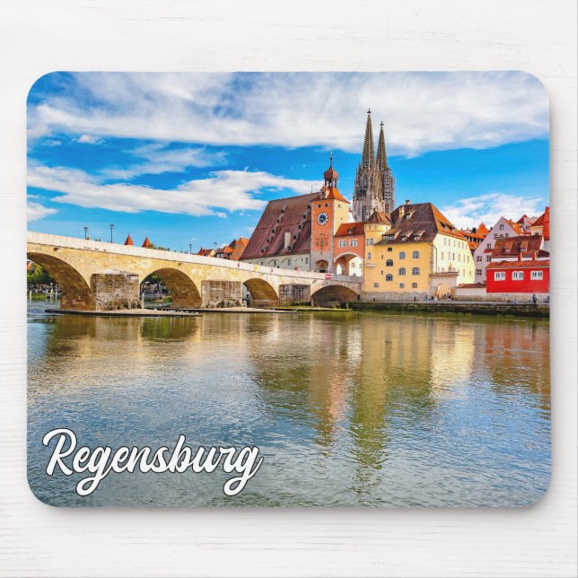 Regensburg, Deutschland Mousepad (Vorne)