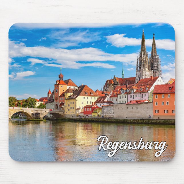 Regensburg, Deutschland Mousepad (Vorne)
