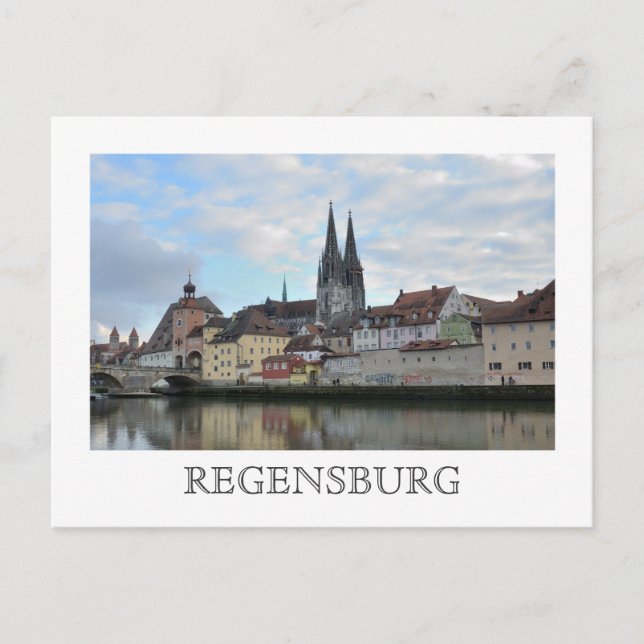 Regensburg, Deutschland Postcard Postkarte (Vorderseite)