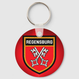 Regensburg Flag Schlüsselanhänger