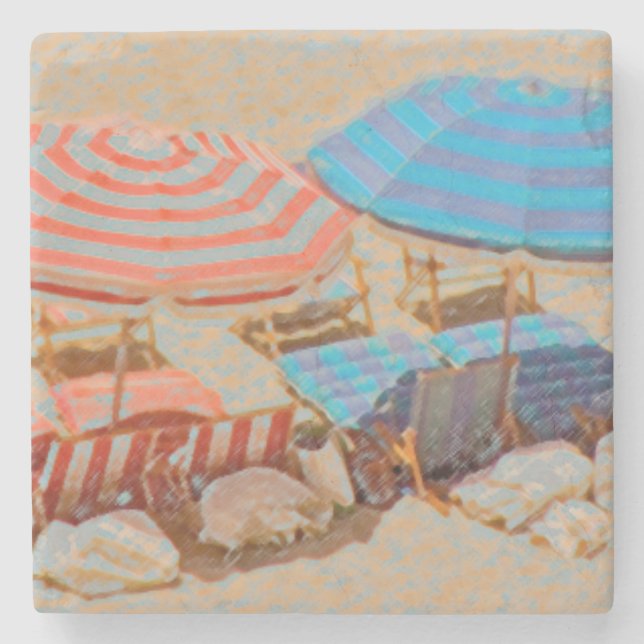 Regenschirm 2 steinuntersetzer (Vorderseite)