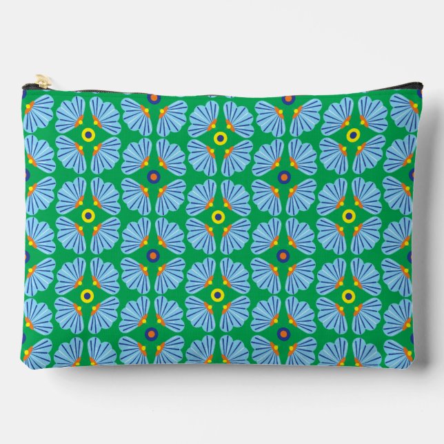 Regenschirm Blumen Große Tasche (Vorderseite)
