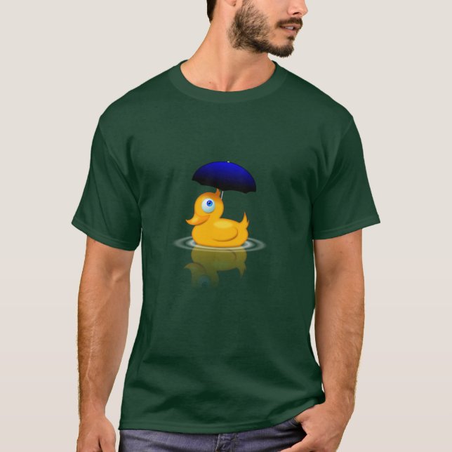 Regenschirm-Ente T-Shirt (Vorderseite)