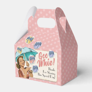 Regenschirm im Vintage-Stil als Geschenkverpackung Geschenkschachtel