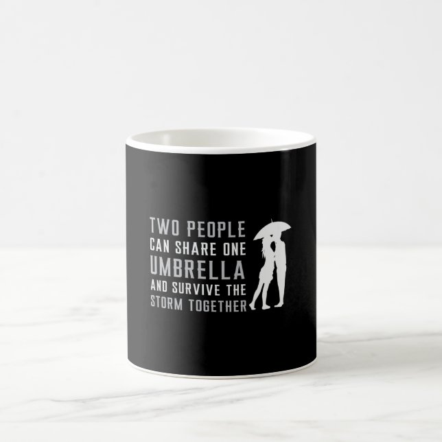 Regenschirm Raindrop Rain Cloud Weather Rainy Gift Kaffeetasse (Mittel)