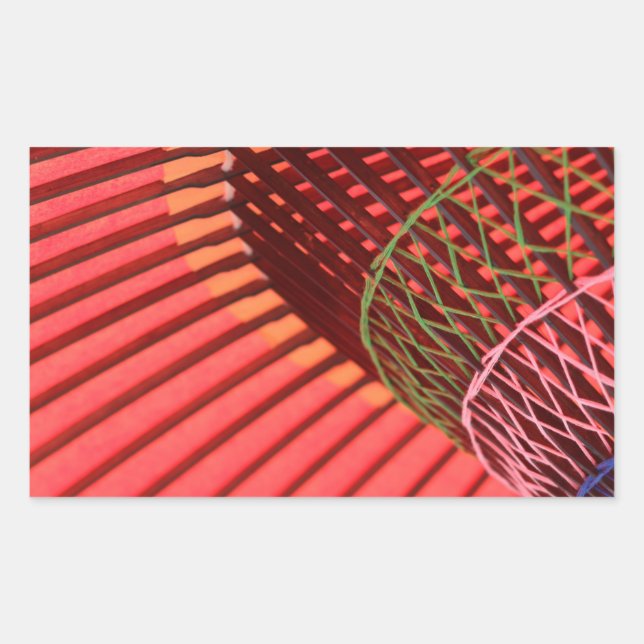 Regenschirm Rechteckiger Aufkleber (Vorderseite)