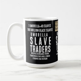 REGENSCHIRM SKLAVENHÄNDLER-Tasse Kaffeetasse
