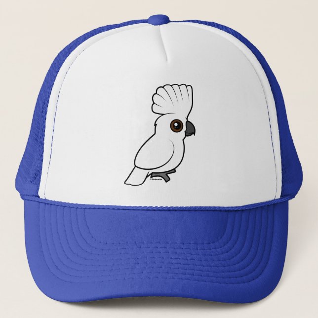 RegenschirmCockatoo (angehoben) Truckerkappe (Vorderseite)