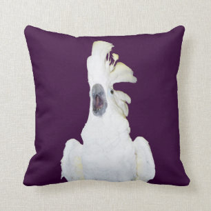 Regenschirmcockatoo-Wurfs-Kissen Kissen