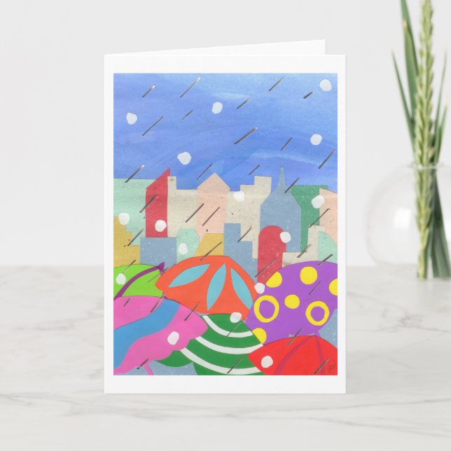 Regenschirme Karte (Vorderseite)