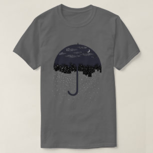Regenschirme Lights Rain Art T - Shirt