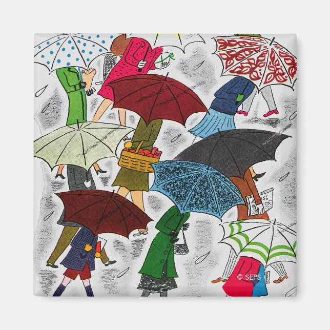 Regenschirme Magnet (Vorne)