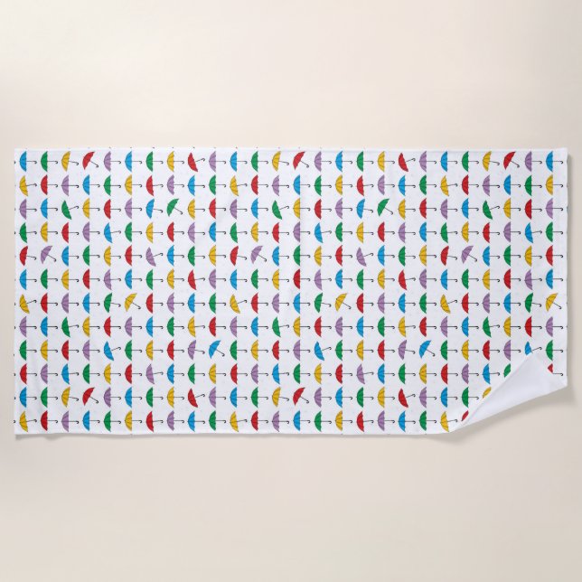 Regenschirme Strandtuch (Vorderseite)