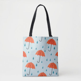 Regenschirme: Wasserfarbene Herbsttropfen Tasche