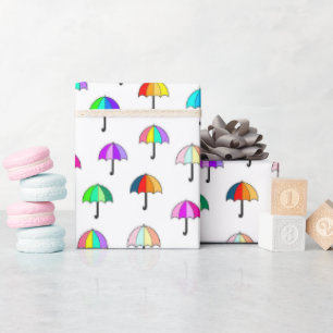 Regenschirmfort Geschenkpapier