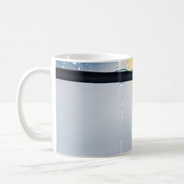 Regenschirmwanderung am Regentag Kaffeetasse (Links)