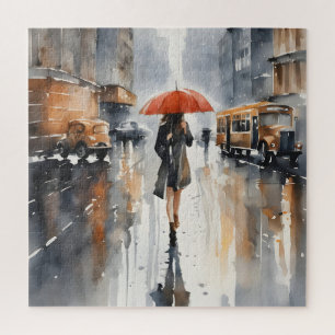 Regenstadt-Aquarellkunst