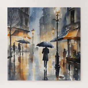 Regenstadt-Aquarellkunst