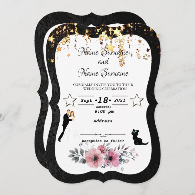 Regenstars Einladung (Vorne/Hinten)